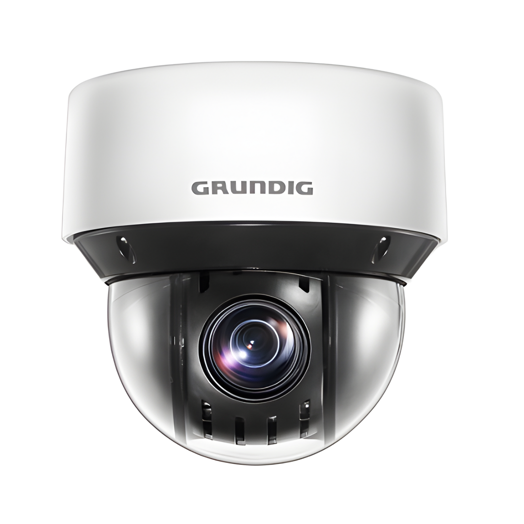 GD-CI-CP2647P – Produktfoto einer 2 MP PTZ Dome IP-Kamera (25× Zoom, ICR, IR-LED, WDR) vor weißem Hintergrund