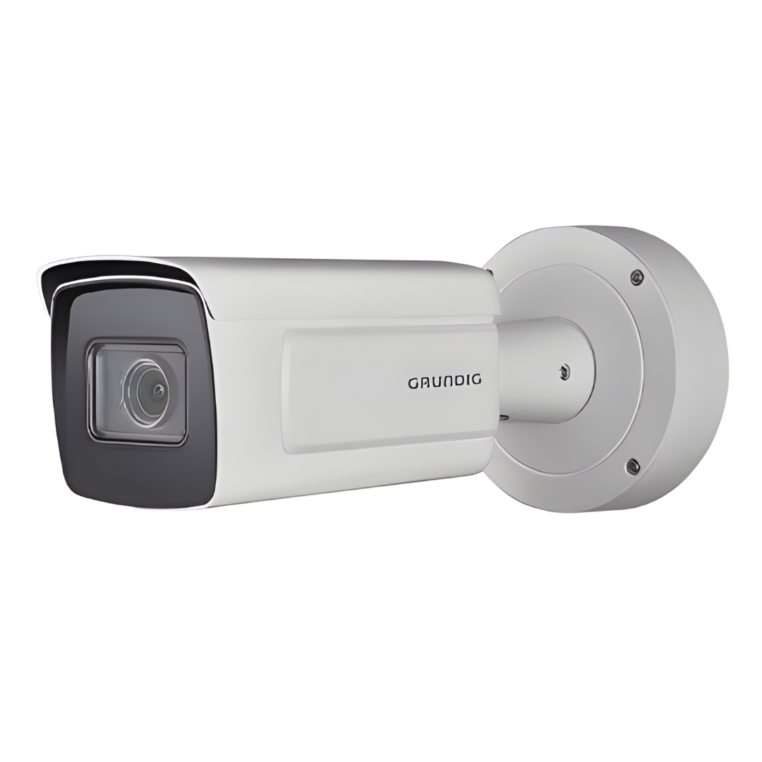 GD-CI-CT4537T – Produktfoto einer 4 MP Bullet IP-Kamera (4,7–118 mm Motor-Zoom, ICR, IR, LED, WDR) vor weißem Hintergrund.